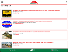 Tablet Screenshot of datbinhduongsodo.com